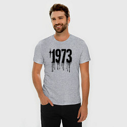 Футболка slim-fit Черной краской 1973, цвет: меланж — фото 2