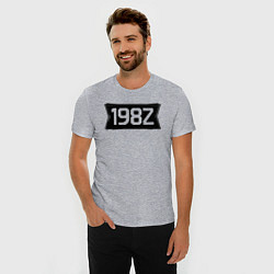 Футболка slim-fit 1982 год эмблема, цвет: меланж — фото 2