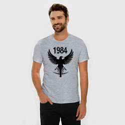 Футболка slim-fit Орёл 1984, цвет: меланж — фото 2