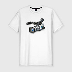 Футболка slim-fit Сам себе режиссёр, цвет: белый