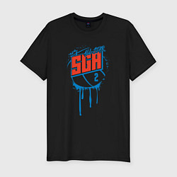 Футболка slim-fit SGA all-star, цвет: черный