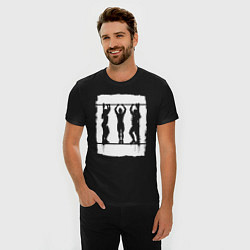 Футболка slim-fit Уличная тренировка девушки, цвет: черный — фото 2