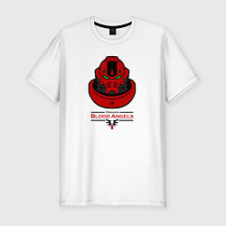 Футболка slim-fit Вархаммер - Кровавые Ангелы, цвет: белый