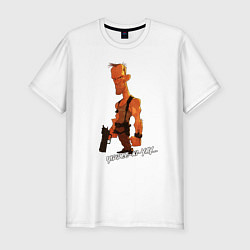 Футболка slim-fit Yippee-ki-yay - Джон Макклейн, цвет: белый