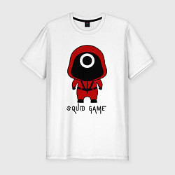 Футболка slim-fit Boy squid game, цвет: белый