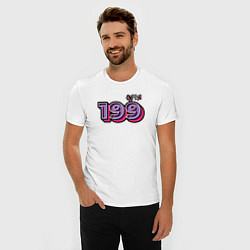 Футболка slim-fit Игрок номер 199, цвет: белый — фото 2