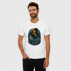 Футболка slim-fit XXXTentacion внутри облаков, цвет: белый — фото 2