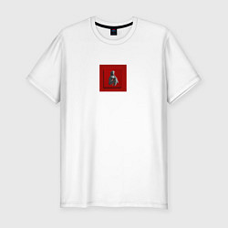 Мужская slim-футболка Альбом Молитвы Анекдоты Тосты