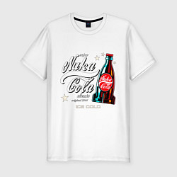 Футболка slim-fit Nuka cola - Fallout, цвет: белый