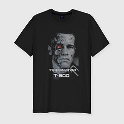 Футболка slim-fit Терминатор Т800, цвет: черный