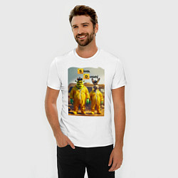 Футболка slim-fit Shrek and Donkey - Breaking bad, цвет: белый — фото 2