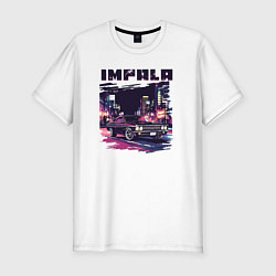 Футболка slim-fit Impala, цвет: белый