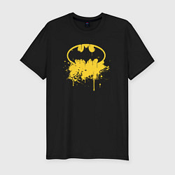 Футболка slim-fit Batman splash, цвет: черный