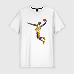 Футболка slim-fit Kobe Bryant dunker, цвет: белый