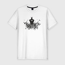 Футболка slim-fit Night Batman, цвет: белый