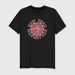 Футболка slim-fit New York - Manhattan, цвет: черный
