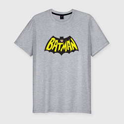 Футболка slim-fit Batman old classic, цвет: меланж