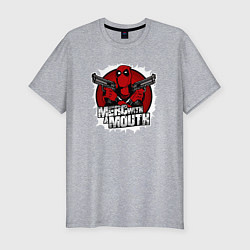 Футболка slim-fit Наёмник с ртом, цвет: меланж