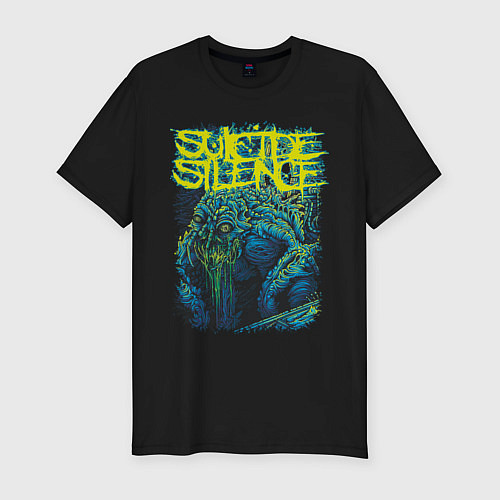Мужская slim-футболка Suicide Silence: Monster / Черный – фото 1
