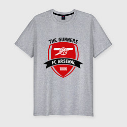 Футболка slim-fit FC Arsenal: The Gunners, цвет: меланж