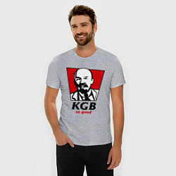 Футболка slim-fit KGB: So Good, цвет: меланж — фото 2