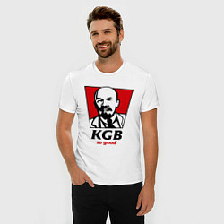 Футболка slim-fit KGB: So Good, цвет: белый — фото 2