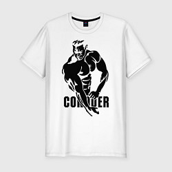 Мужская slim-футболка Conquer