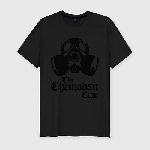 Мужская slim-футболка The Chemodan Clan / Черный – фото 1