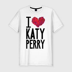 Футболка slim-fit I love Katy Perry, цвет: белый