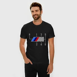 Футболка slim-fit BMW, цвет: черный — фото 2