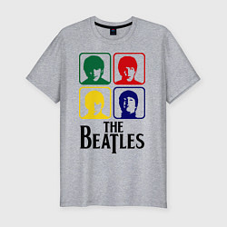 Футболка slim-fit The Beatles: Colors, цвет: меланж