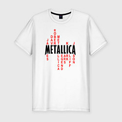 Футболка slim-fit Metallica History, цвет: белый