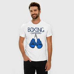 Футболка slim-fit Boxing champions, цвет: белый — фото 2