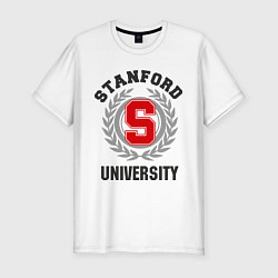 Мужская slim-футболка Stanford University
