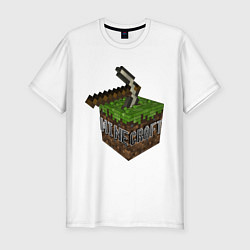 Мужская slim-футболка Minecraft Grabber