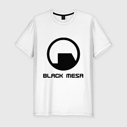 Футболка slim-fit Black Mesa: Logo, цвет: белый