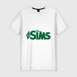 Футболка slim-fit Sims, цвет: белый