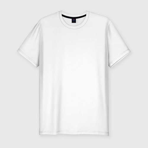 Мужская slim-футболка Vote Saxon / Белый – фото 1