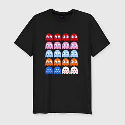 Футболка slim-fit Pac-Man Monsters, цвет: черный