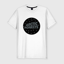 Футболка slim-fit Arctic Monkeys: Black, цвет: белый