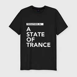 Мужская slim-футболка Together in A State of Trance