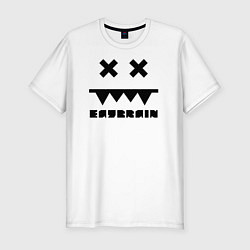 Футболка slim-fit Eatbrain Logo, цвет: белый