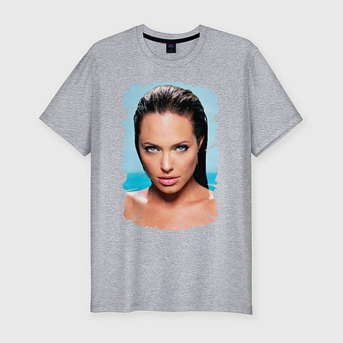 Мужская slim-футболка Sea Jolie / Меланж – фото 1