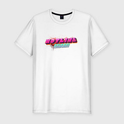 Футболка slim-fit Hotline Miami 2, цвет: белый