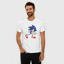 Футболка slim-fit Sonic the Hedgehog, цвет: белый — фото 2