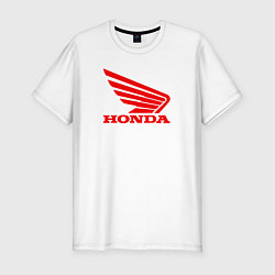 Мужская slim-футболка Honda Red