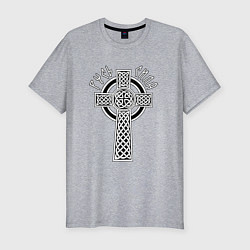 Мужская slim-футболка Русь сила