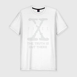 Футболка slim-fit X-Files: Truth is out there, цвет: белый