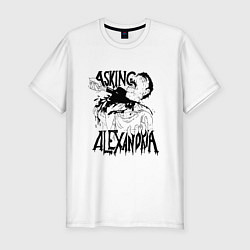 Футболка slim-fit Asking Alexandria Devil, цвет: белый