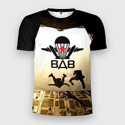 Футболка спортивная мужская ВДВ - десантирование, цвет: 3D-принт